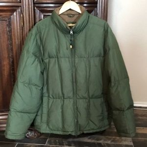 Down Puffer Coat Green by Eddie Bauer Size XXXL